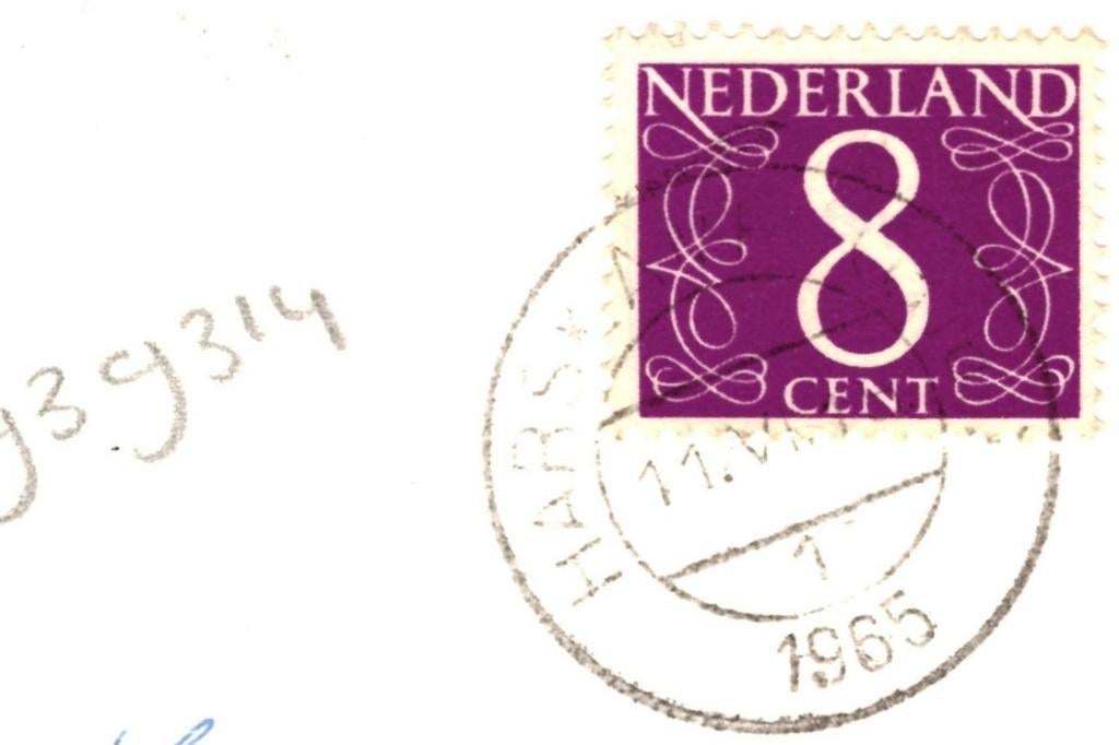 939314 Otterlo Jeneverbessenbos 1965 Gelopen met postzegel, Ophalen of Verzenden, 1960 tot 1980, Gelopen, Gelderland
