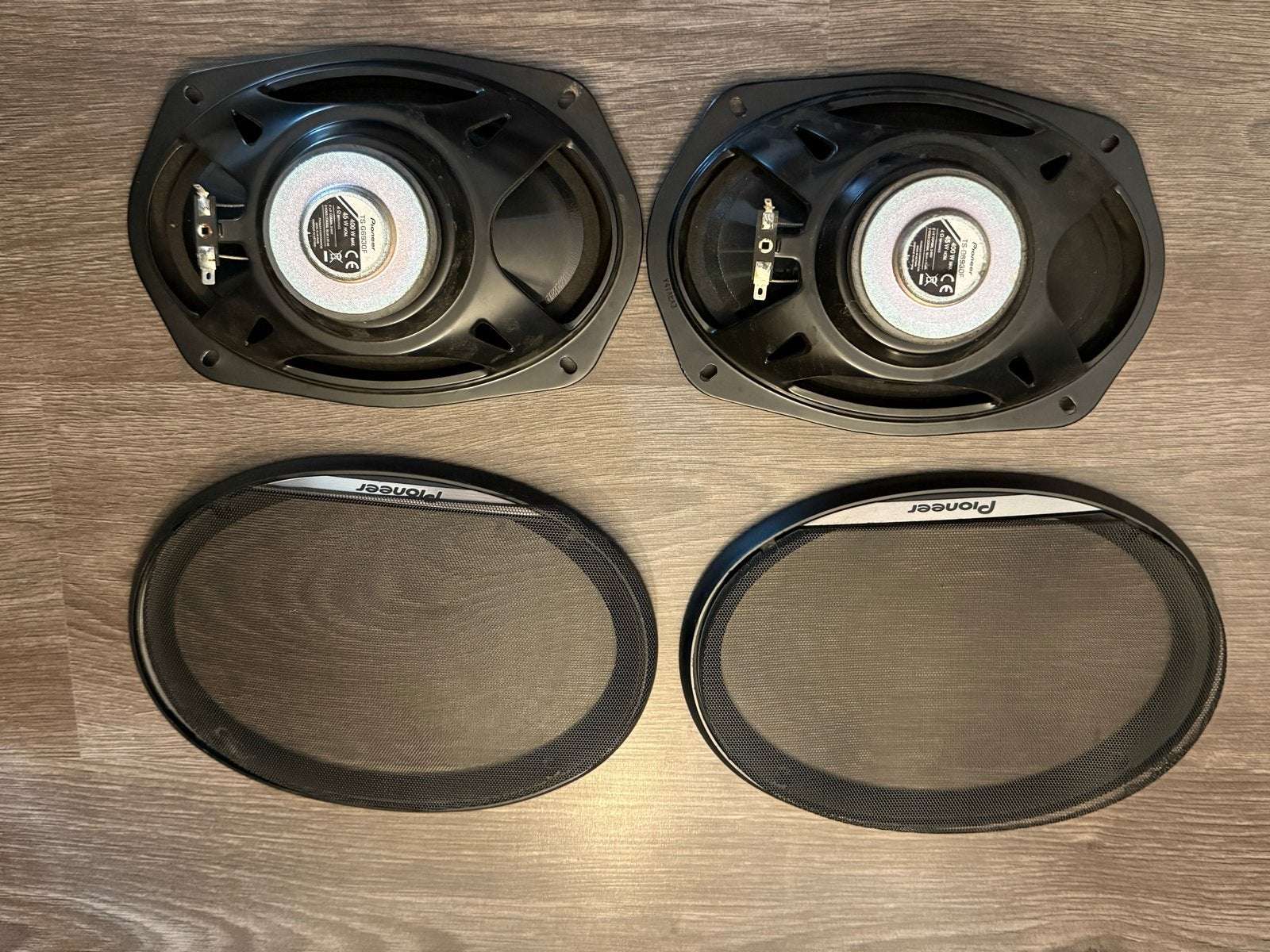 Pioneer TS-G6930F 400W 3-weg Coaxiale Autospeakers, Ophalen of Verzenden, Gebruikt