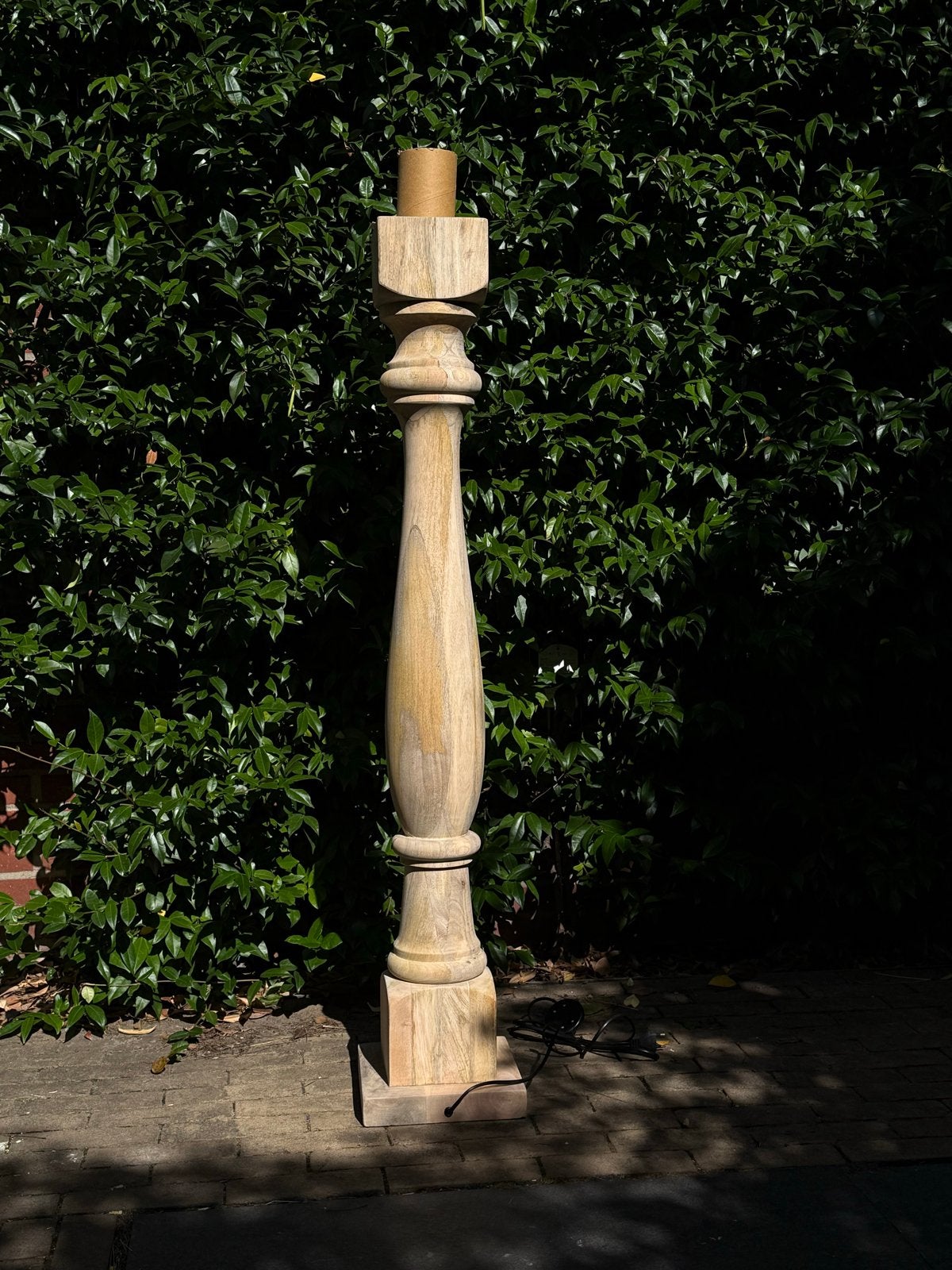 Light&living staande lamp Robbia - Houten vloerlamp, 100 tot 150 cm, Nieuw, Hout, E27 (groot)