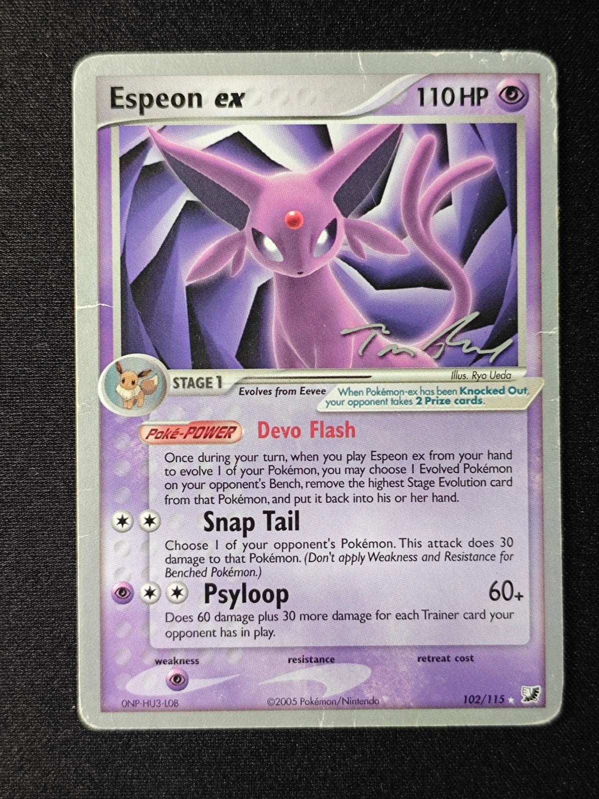 Espeon ex World Championships 2007 | Zeldzame Espeon, Hobby en Vrije tijd, Verzamelkaartspellen | Pokémon, Ophalen of Verzenden