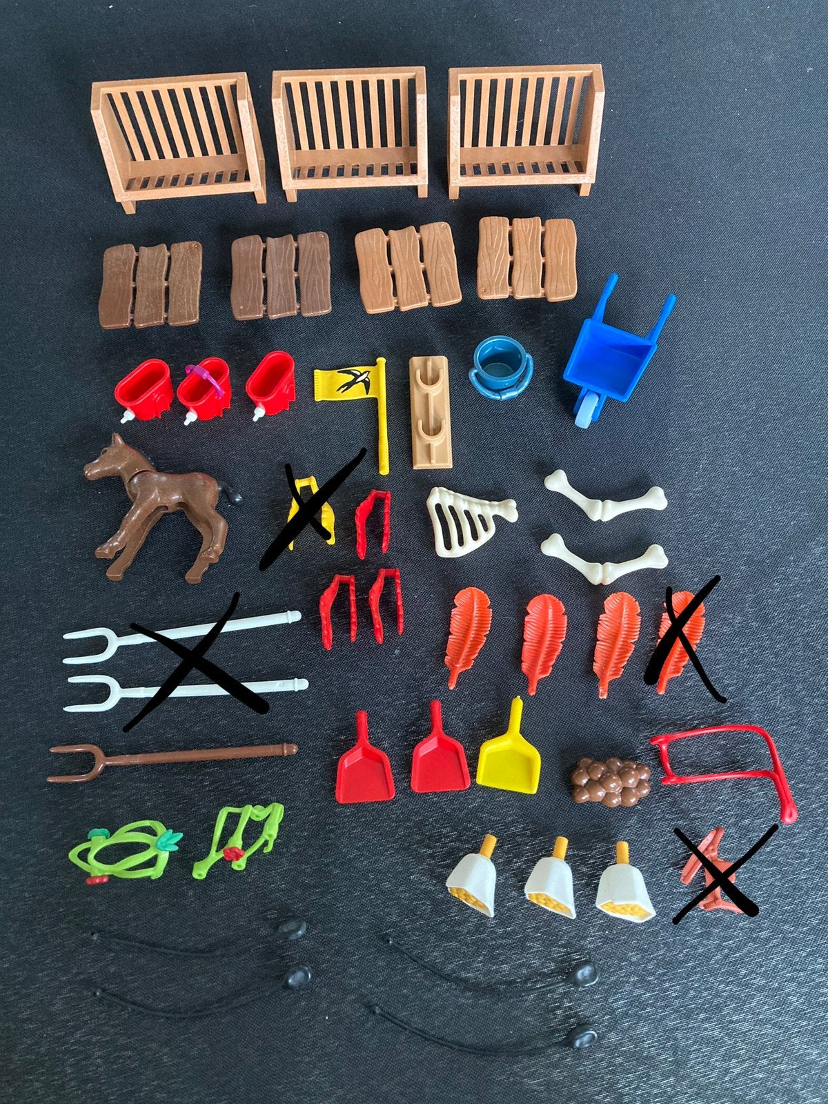 Playmobil veer, veulen ed…, Ophalen of Verzenden, Zo goed als nieuw