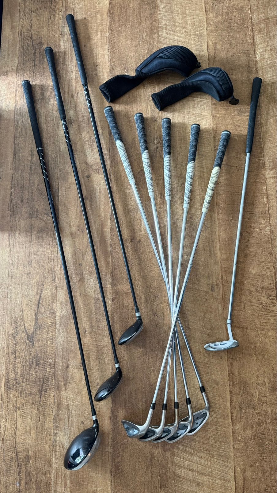 Golfset met oa. Mizuno clubs - Linkshandig, Sport en Fitness, Golf, Ophalen, Gebruikt, Club, Mizuno