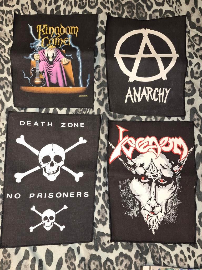 Vintage Rock/Metal Patches - Kingdom Come, Anarchy, Venom, Ophalen of Verzenden, Zo goed als nieuw, Kleding