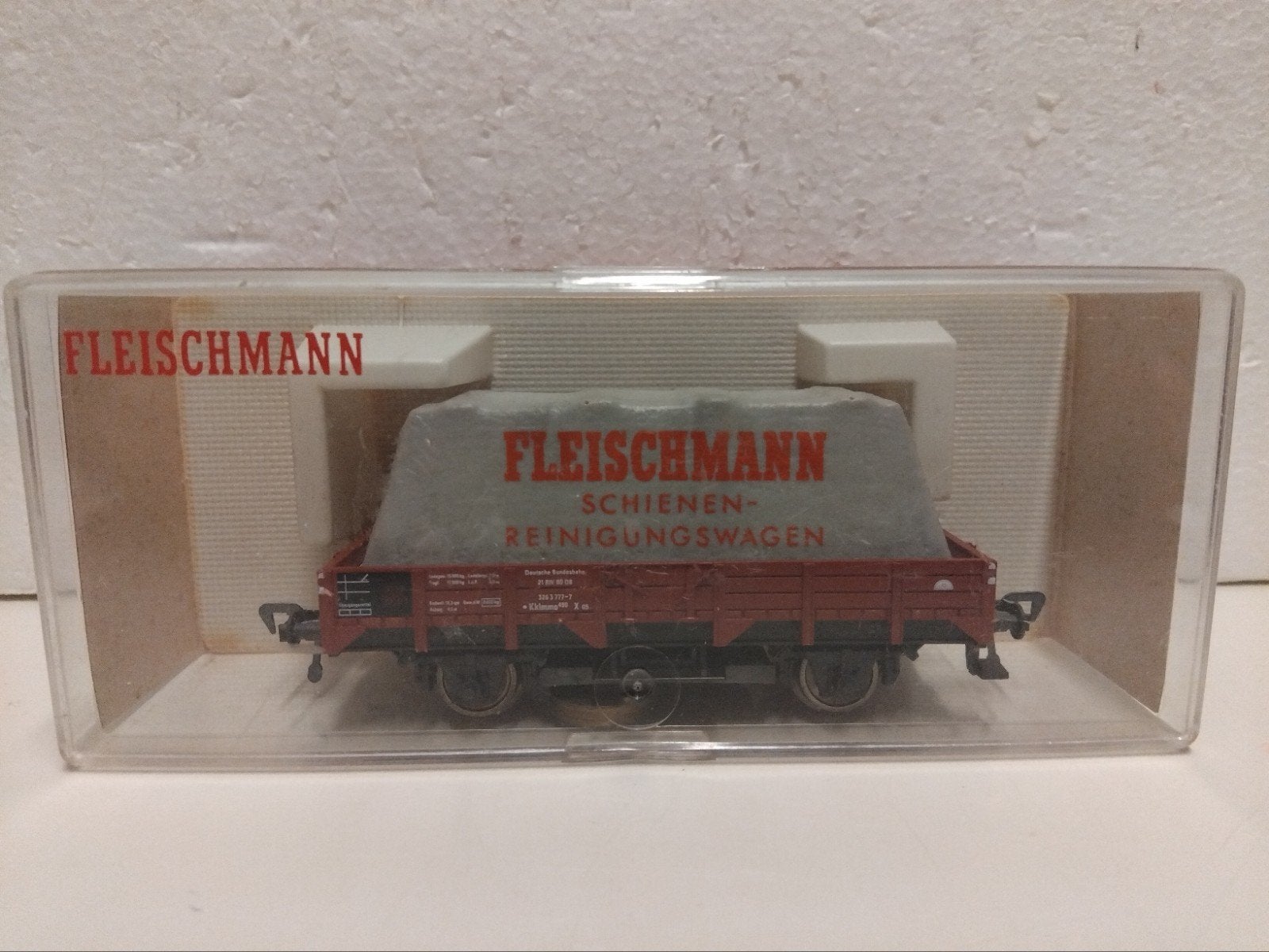 Fleischmann #5405 HO Reinigings wagon Schienen, Wagon, Ophalen of Verzenden, Zo goed als nieuw, Fleischmann