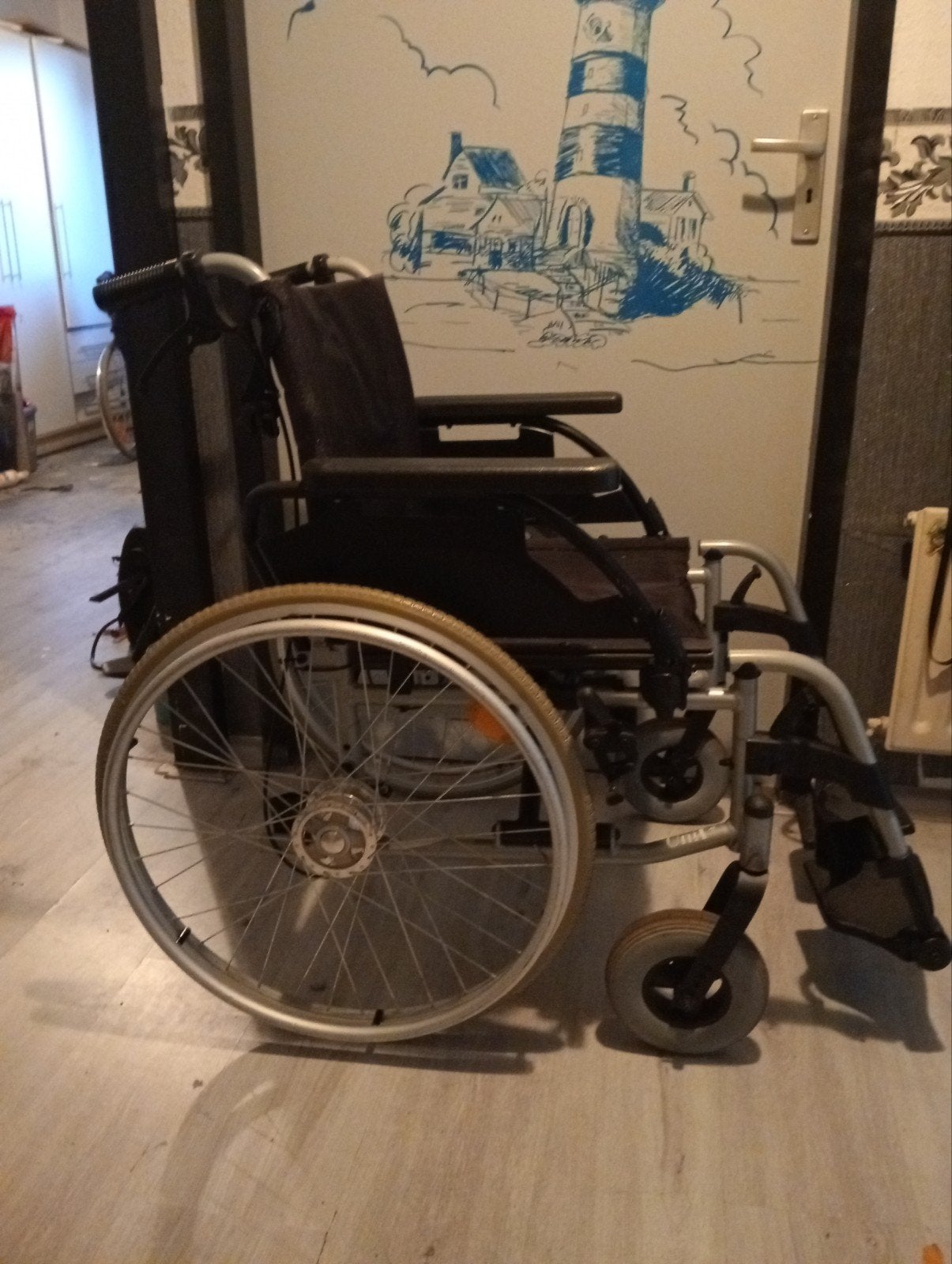 Rolstoel/Breezy/grijs/inklapbaar., Diversen, Ophalen, Inklapbaar, Gebruikt, Duwrolstoel