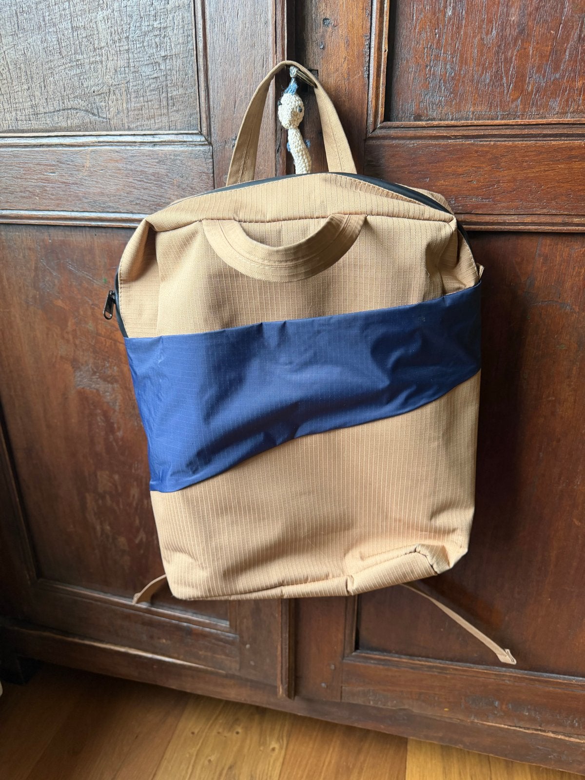 Susan Bijl rugzak -  blue camel, Overige merken, 25 tot 40 cm, Ophalen of Verzenden, Zo goed als nieuw