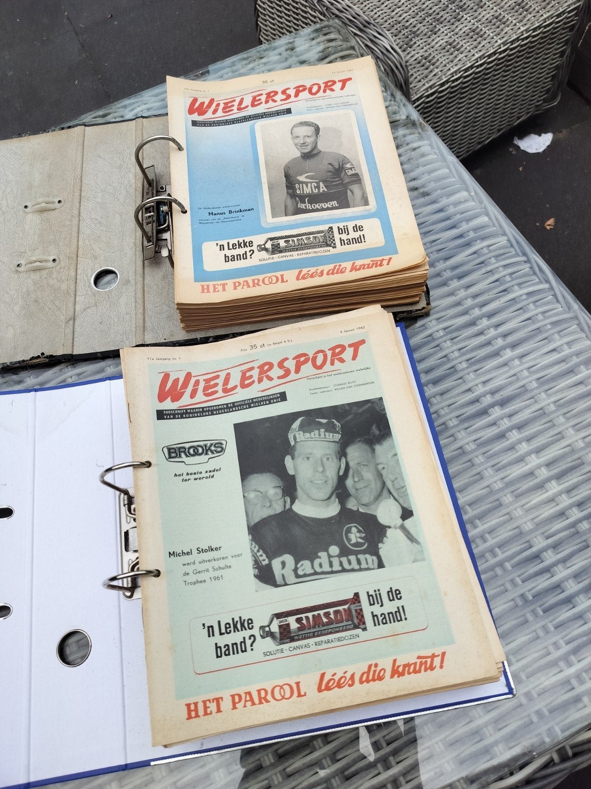 Wielersport tijdschriften uit vanaf 55 - Vintage wielrennen, Boeken, Ophalen of Verzenden, Gelezen, Sport en Vrije tijd