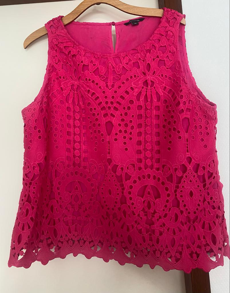 Comma top, Maat 42/44 (L), Ophalen of Verzenden, Zo goed als nieuw, Roze