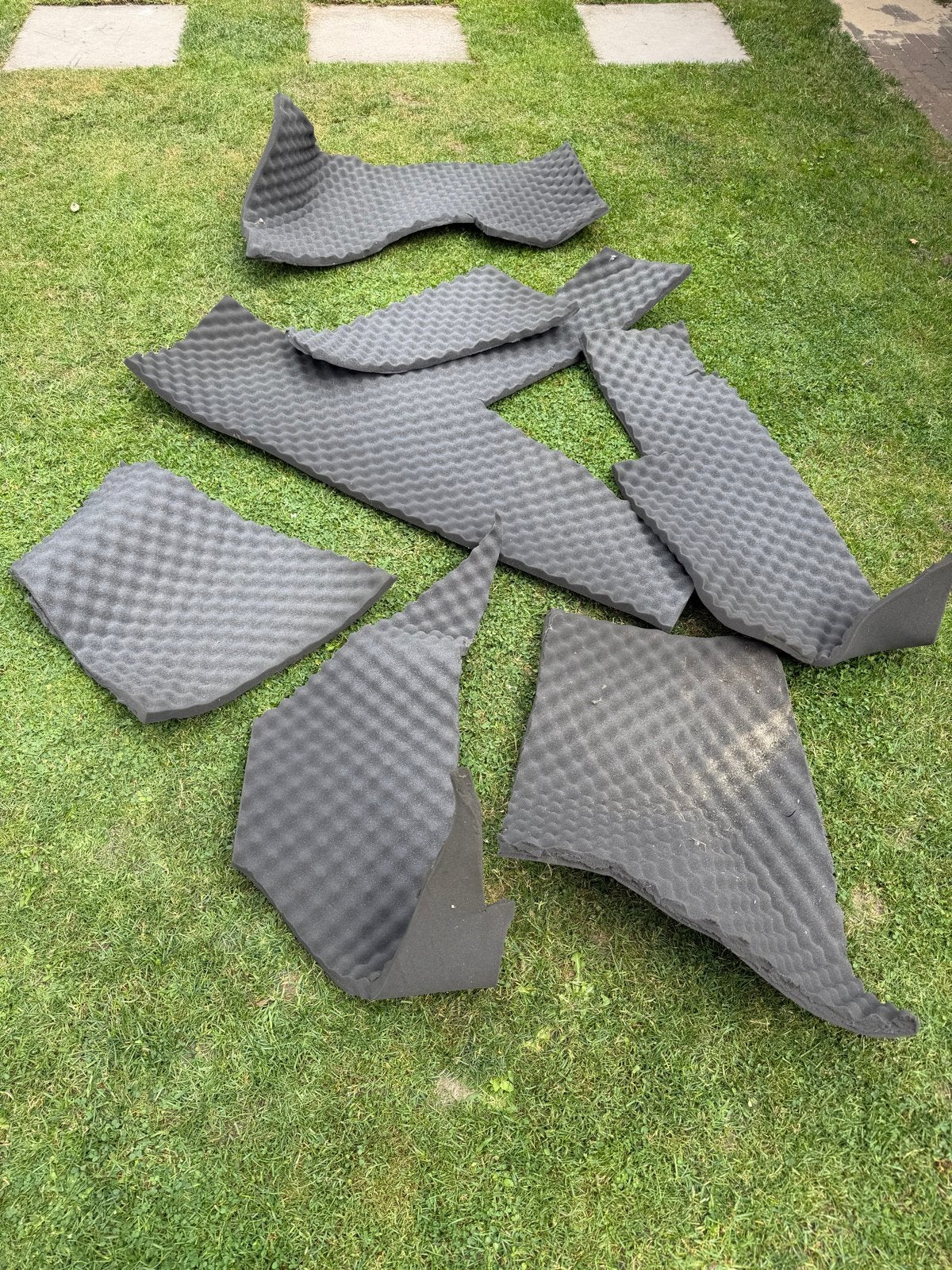 Akoestisch schuim isolatieplaten, Overige materialen, Gebruikt, Minder dan 5 m², Muurisolatie