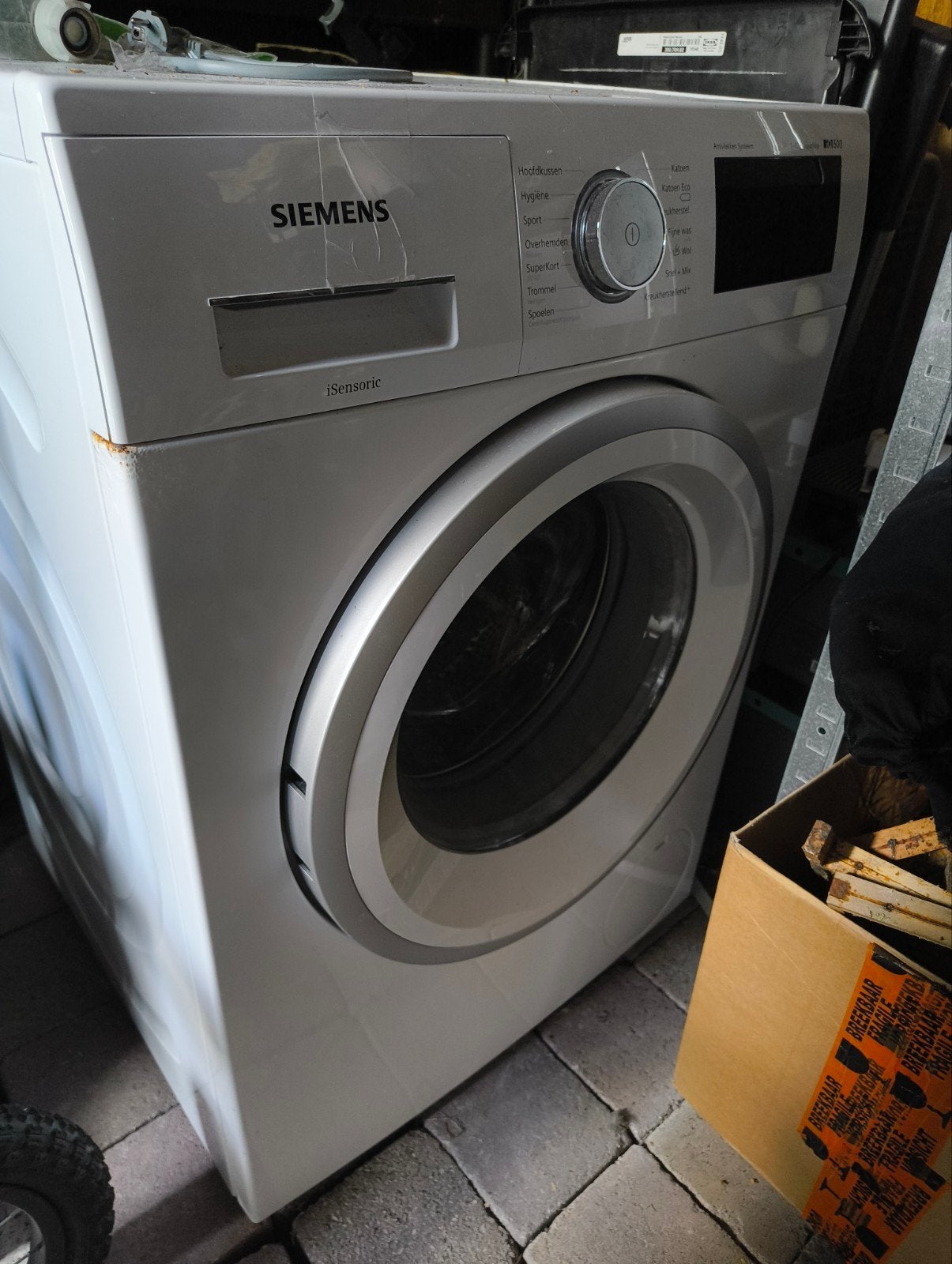 Siemens iSensoric WM14T550NL/44 Wasmachine, Ophalen, Gebruikt, Voorlader, 1200 tot 1600 toeren