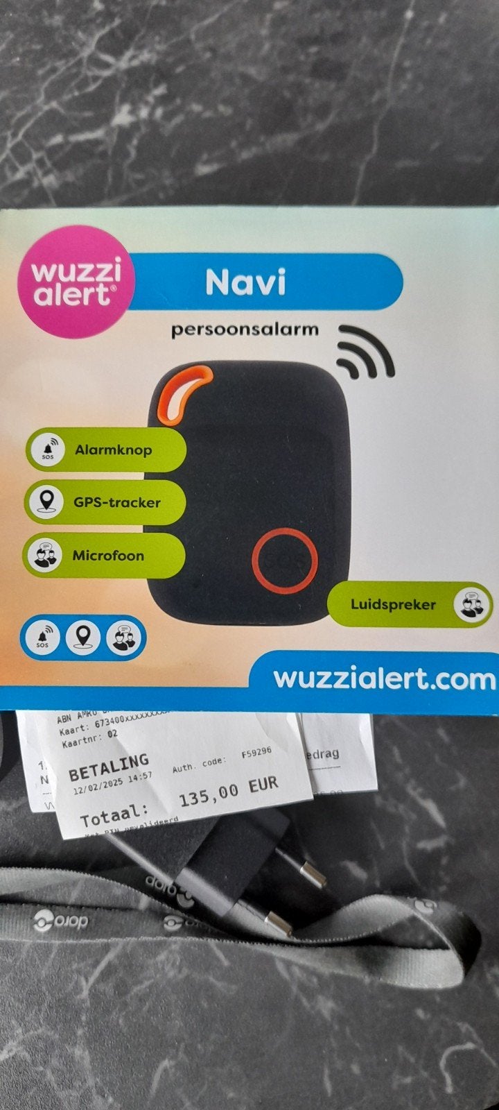 Alarm systeem voor ouderen, Diversen, Verpleegmiddelen, Ophalen of Verzenden, Gebruikt