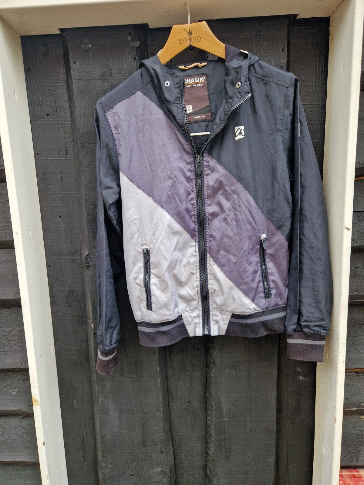 REGENJACK 🌧🌧 MAAT S CHASIN, Kleding | Heren, Jassen | Zomer, Ophalen of Verzenden, Maat 46 (S) of kleiner, Zwart, Chasin
