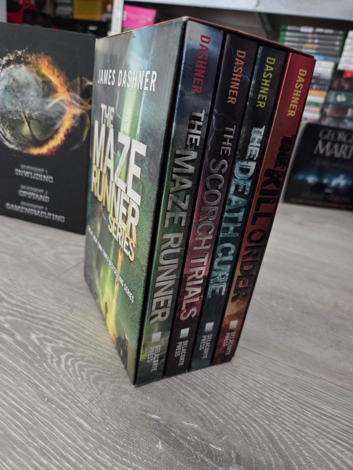 James Dashner - The Maze Runner series - Boxset 1 tm 4, Boeken, Ophalen of Verzenden, Zo goed als nieuw