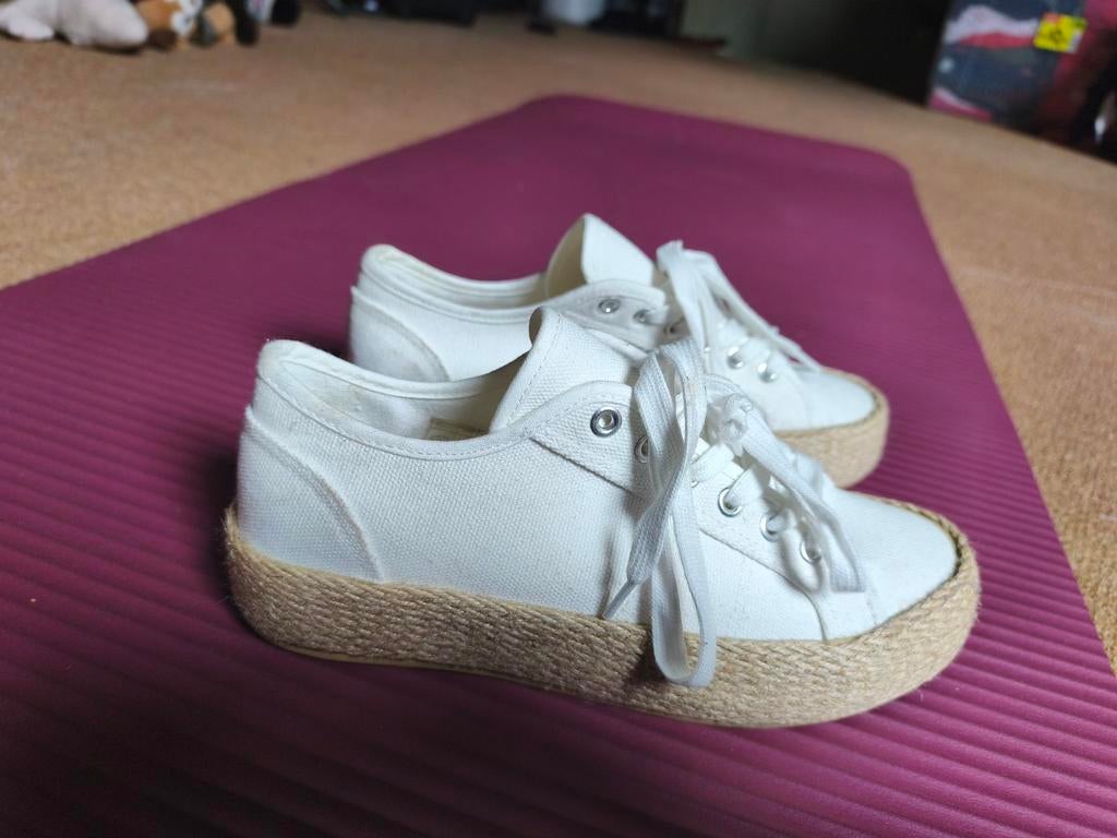 Witte casual schoenen maat 39, Kleding | Dames, Ophalen of Verzenden