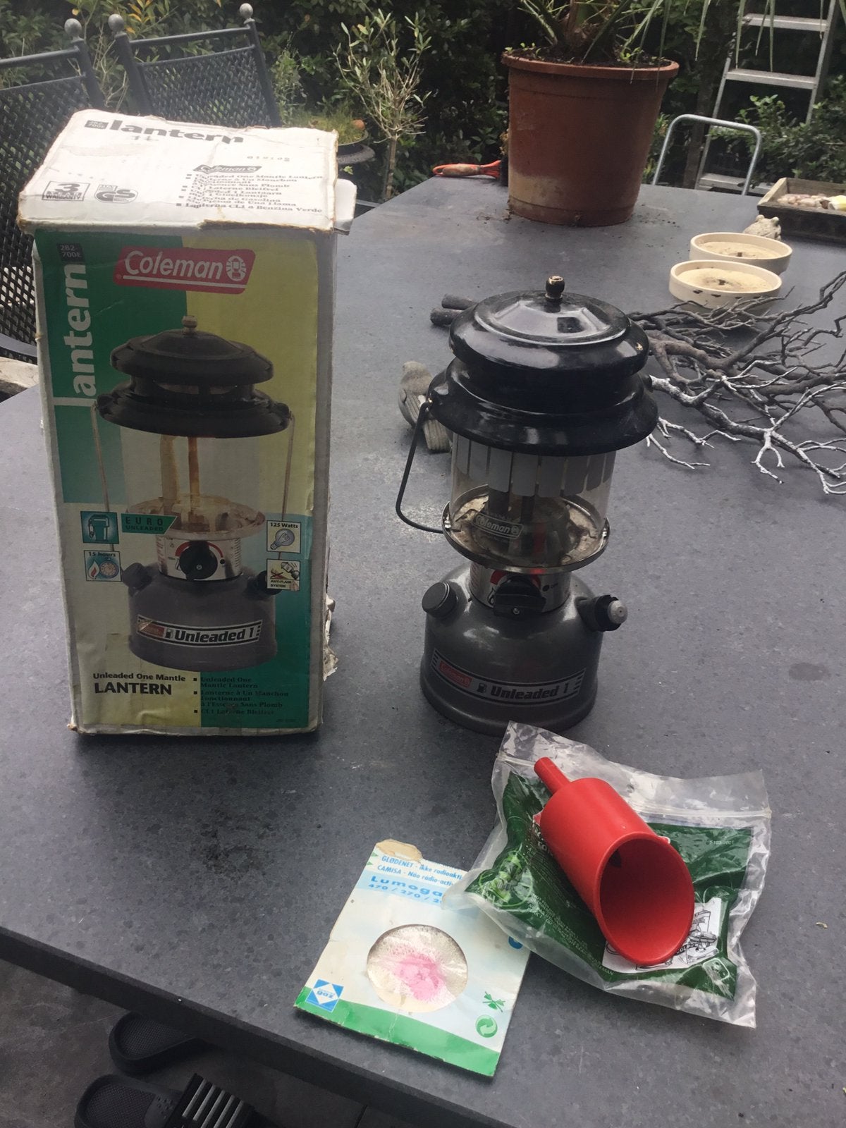 Coleman Unleaded 1 Mantle Lantaarn - Kampeerlamp, Ophalen, Gebruikt