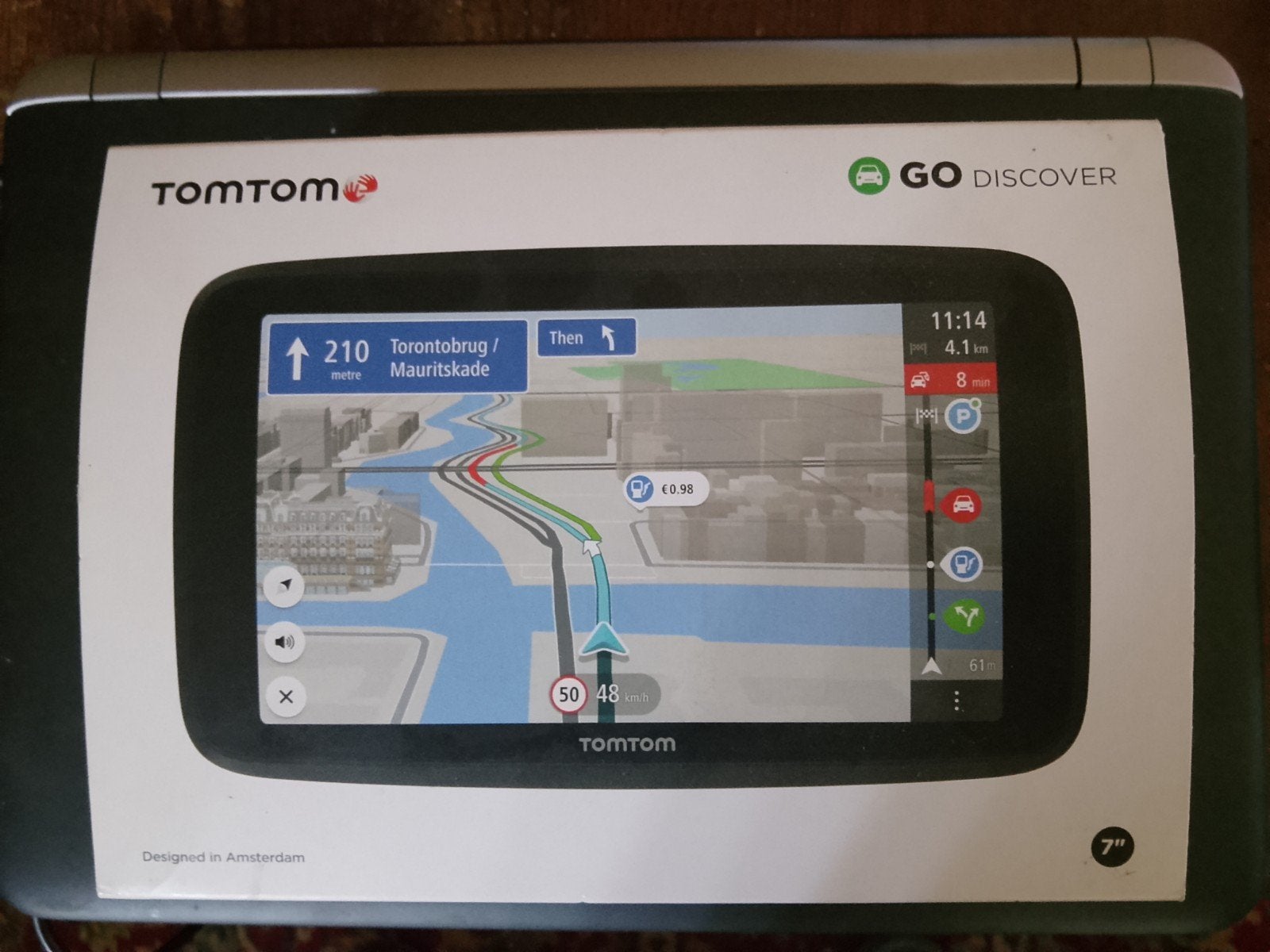 Tom Tom Go Discover 7 World maps, Auto diversen, Autonavigatie, Ophalen of Verzenden, Zo goed als nieuw
