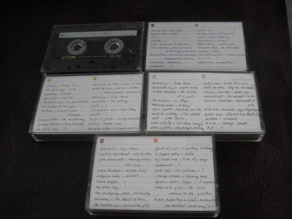 5 x CASSETTE ALTERNATIEVE muziek, Gebruikt, 2 t/m 25 bandjes, Overige genres, Ophalen of Verzenden