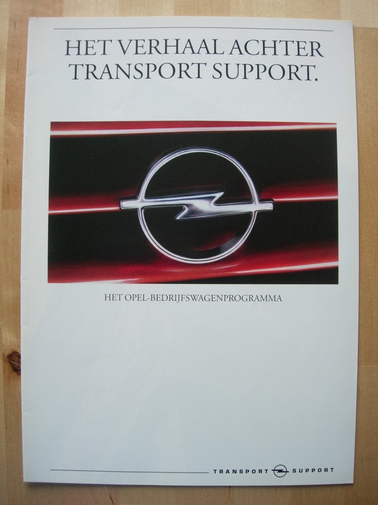 Opel Corsa Combo Astra Omega Campo Midi Brochure 1992, Opel, Zo goed als nieuw, Opel, Ophalen of Verzenden