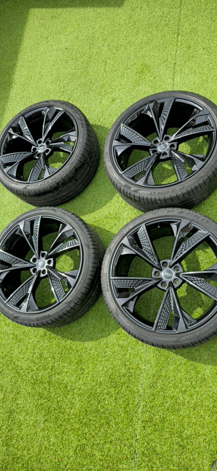 Audi S6,c8, RS6, RS7, S7, SQ5, Q5  Velgen 22 met Banden, Auto-onderdelen, Banden en Velgen, Ophalen, Gebruikt, 265 mm, Banden en Velgen