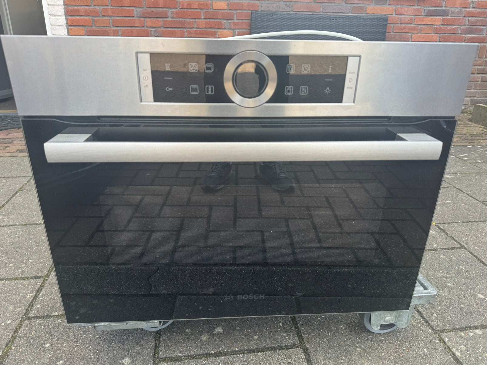 Bosch serie 8 inbouw oven, Ophalen, Minder dan 45 cm, Hete lucht, Bosch