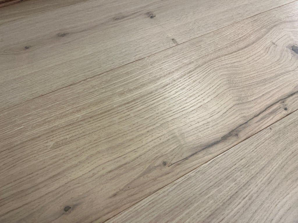 Eiken duoplank vloer 14 x 190mm, Invisible gelakt (incl btw), Ophalen of Verzenden, Nieuw, 75 m² of meer, Parket