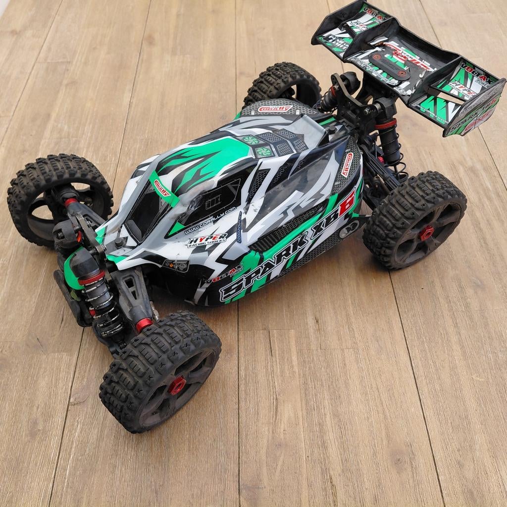 Corally spark xb6 rtr zonder accu, Ophalen of Verzenden, Auto offroad