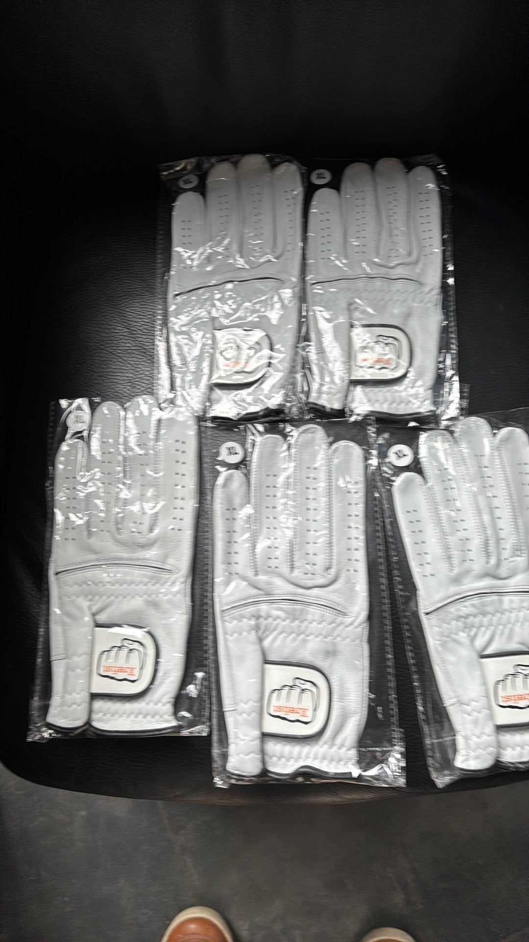 Set 5 stuks Xrefist Heren Golfhandschoen XL Linkshandig Leer, Ophalen of Verzenden, Nieuw, Overige typen, Overige merken