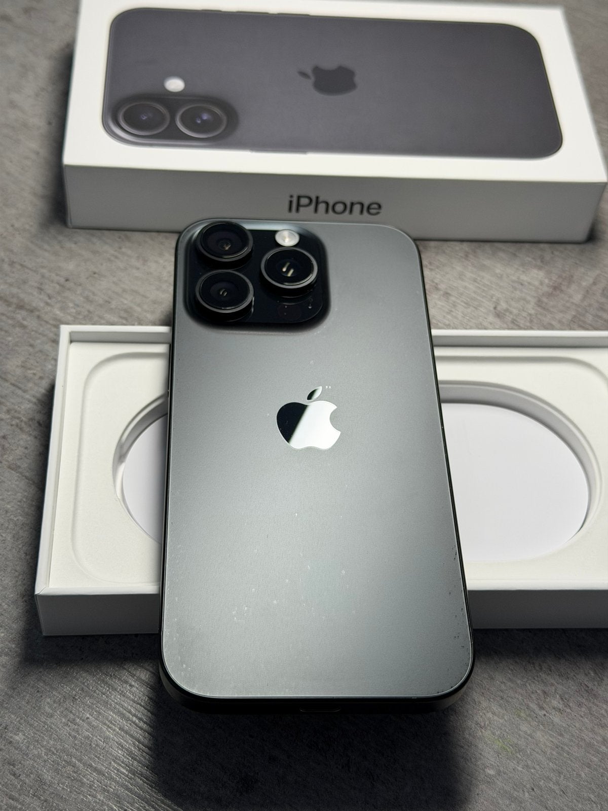  Apple iphone 16 Pro Black Titanuim 128GB Bat 91%, Telecommunicatie, Mobiele telefoons | Apple iPhone, IPhone 16 Pro, Apple, Zwart