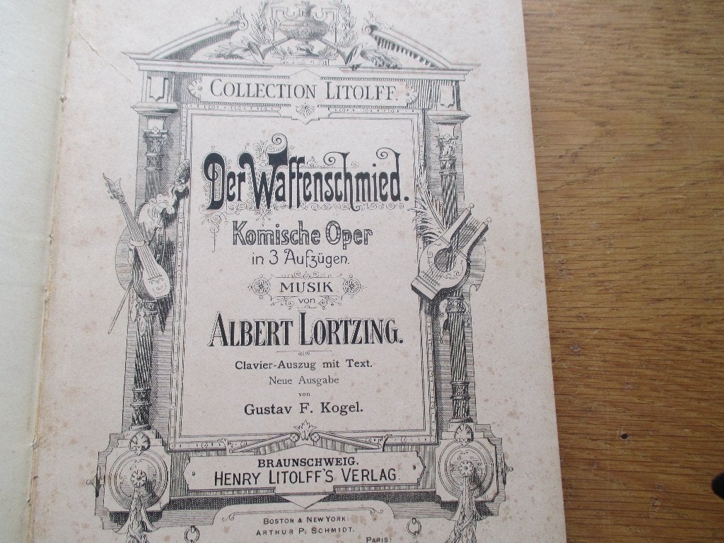 Albert lortzing - der waffenschmied - komische opera, Zang, Gebruikt, Klassiek, Ophalen of Verzenden