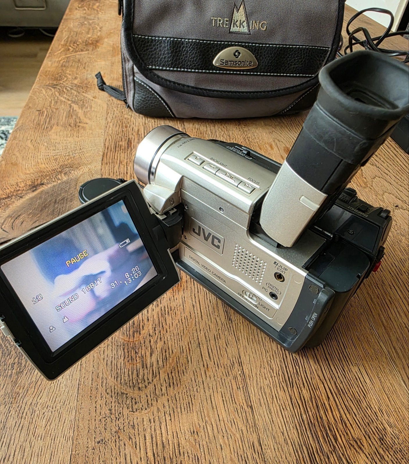 Minidv camcorder jvc gr dvl300, vintage, Audio, Tv en Foto, Videocamera's Digitaal, Ophalen, Mini dv, JVC, 20x of meer