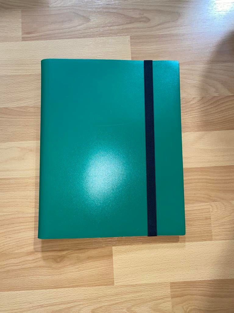 POKEMON 9 POCKET BINDER MAP GROEN, Verzenden, Zo goed als nieuw