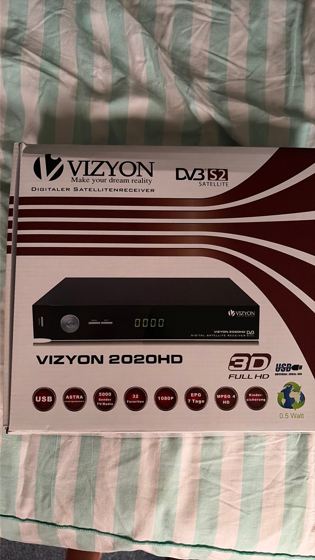 Vizyon digitale sateliteitontvanger, Ophalen of Verzenden, Gebruikt, Overige merken