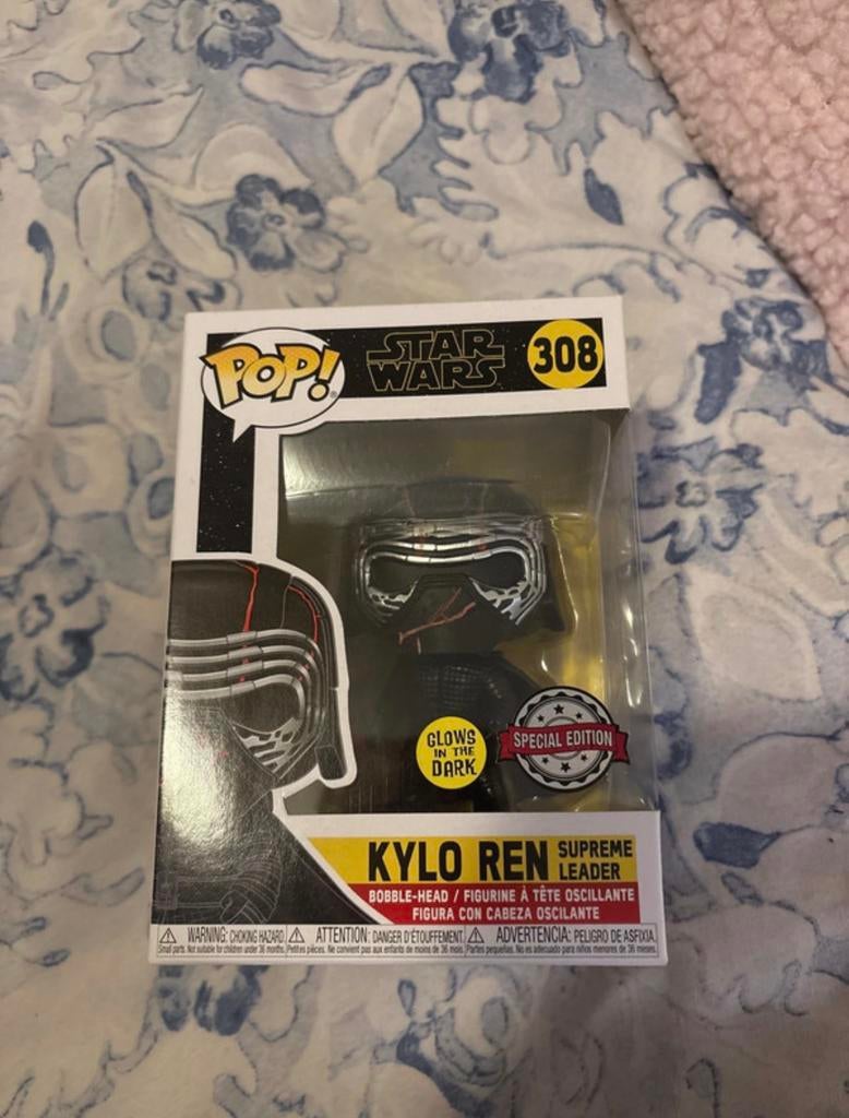 Funko pop - Star Wars - Kylo Ren Supreme Leader 308, Ophalen of Verzenden, Gebruikt