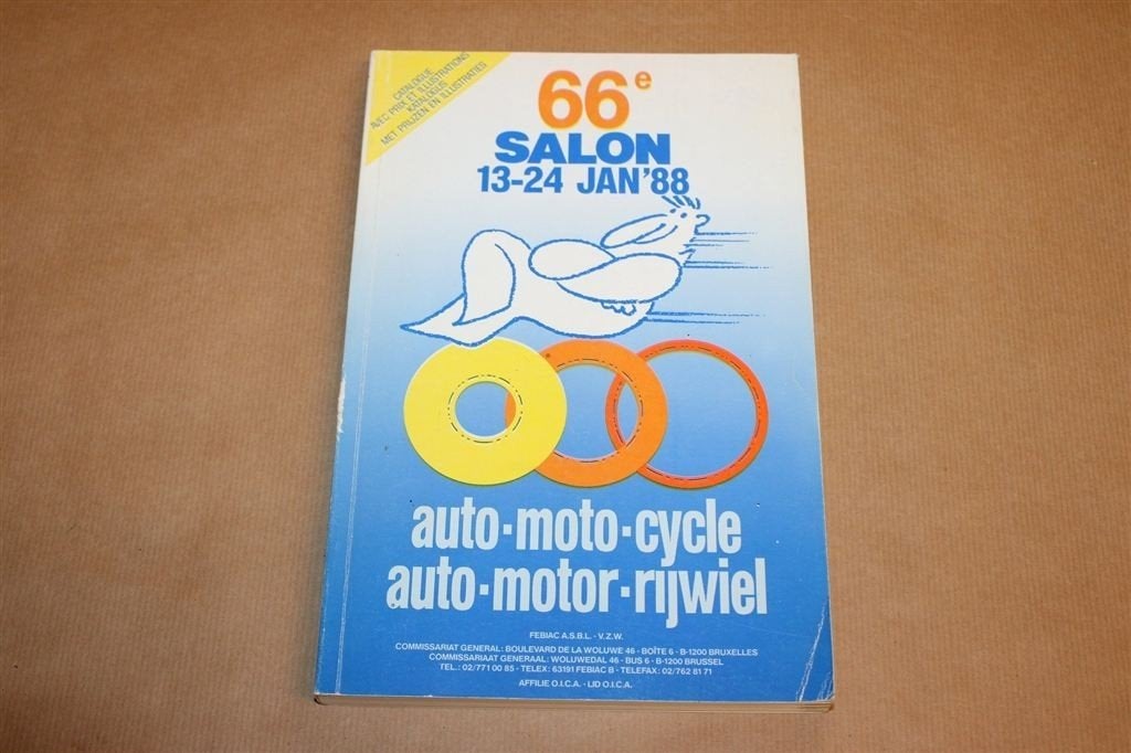 66e Salon Brussel 1988 — Autos, Motors, Campers en Fietsen, Ophalen of Verzenden, Gelezen, Opel