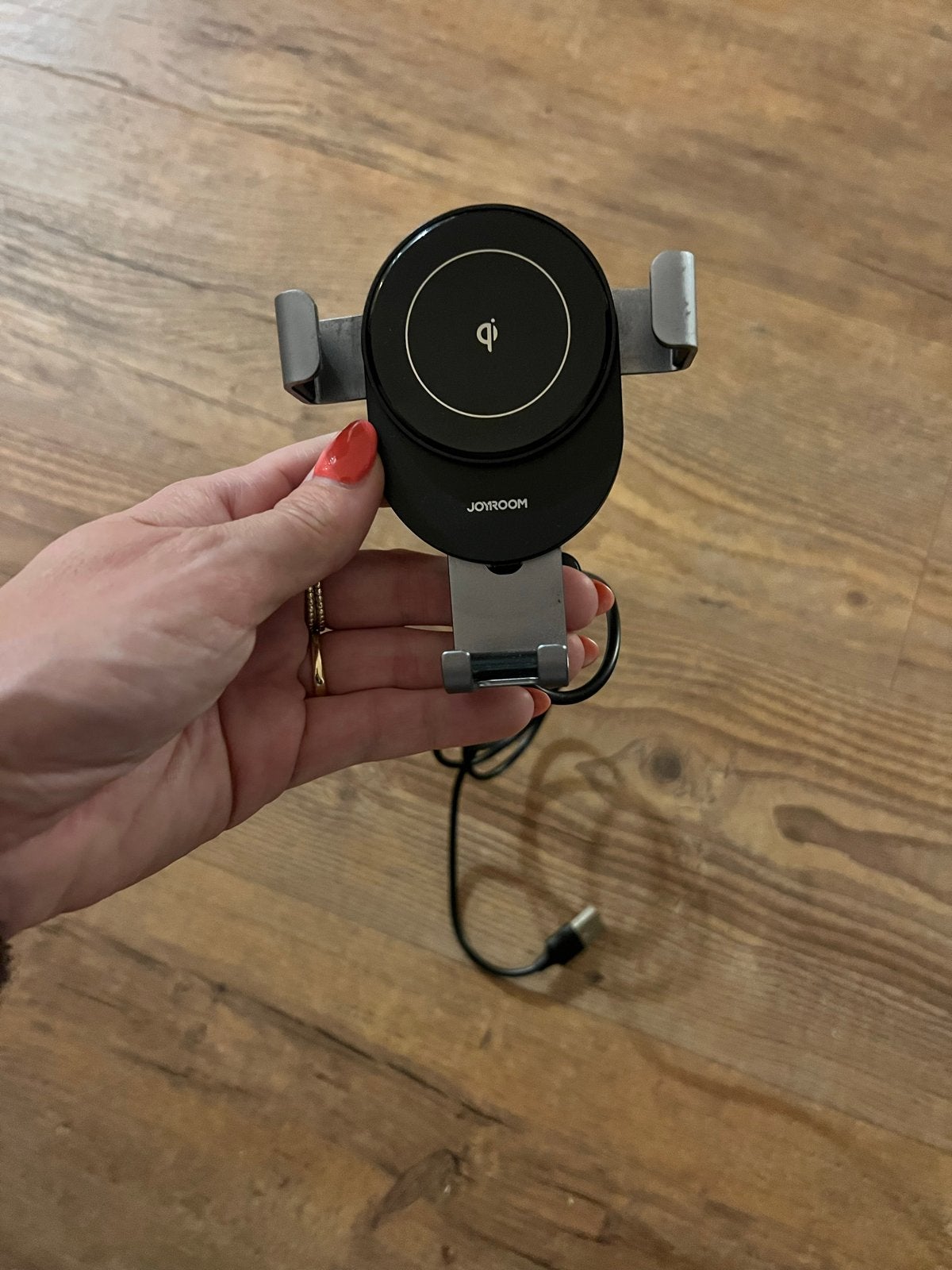 JOYROOM Draadloze Oplader Auto Telefoonhouder + Grundig USB, Ophalen of Verzenden, Gebruikt