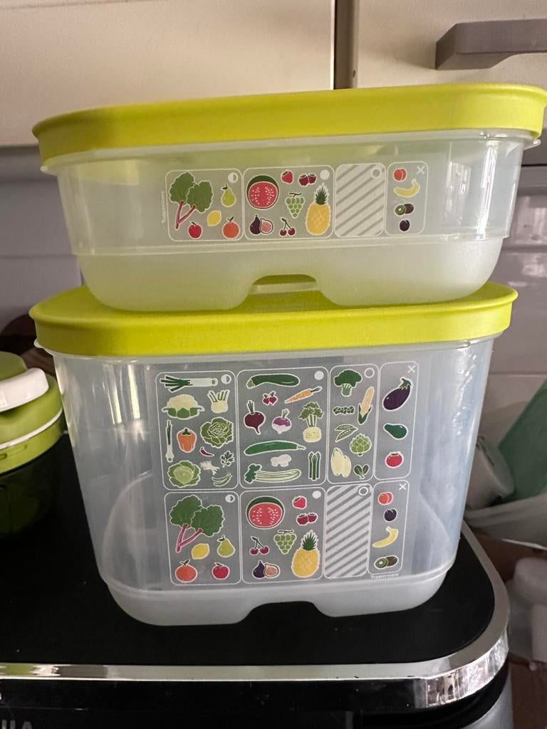 Tupperware koelkast bakjes, Ophalen of Verzenden, Zo goed als nieuw, Bak of Kom