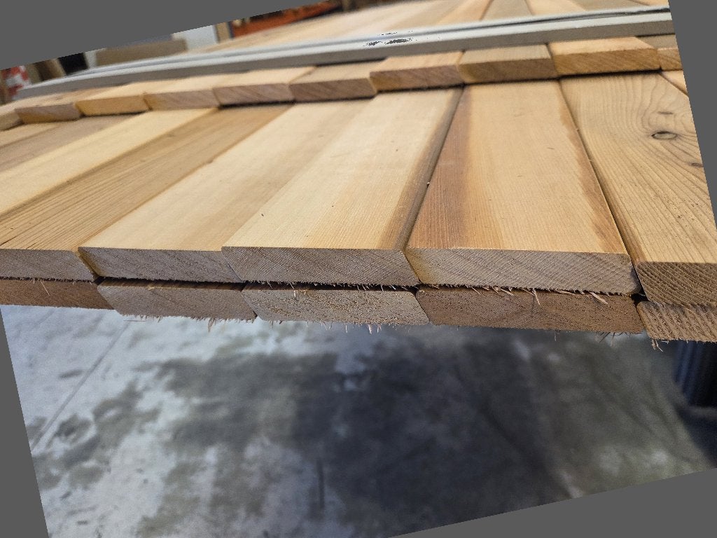 7.53 m² Red Cedar Rhombus profiel - nr: RC140