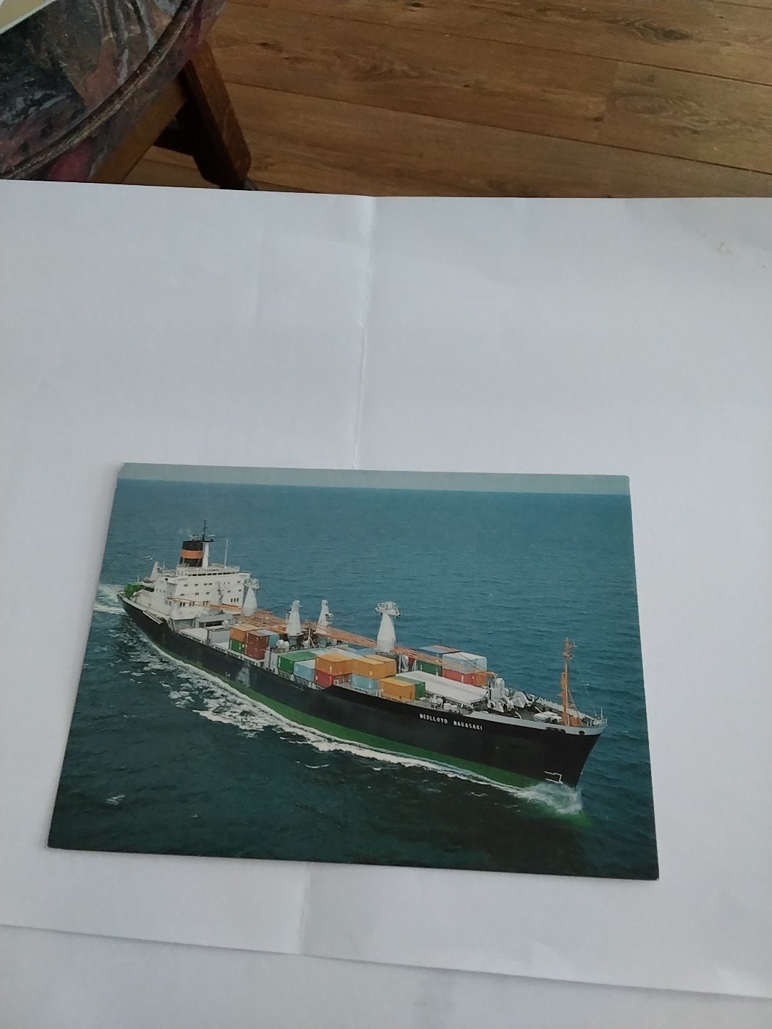 Oude Ansichtkaart Nedlloyd Containerschip, Verzamelen, Ansichtkaarten | Themakaarten, Gelopen, 1980 tot heden, Ophalen of Verzenden