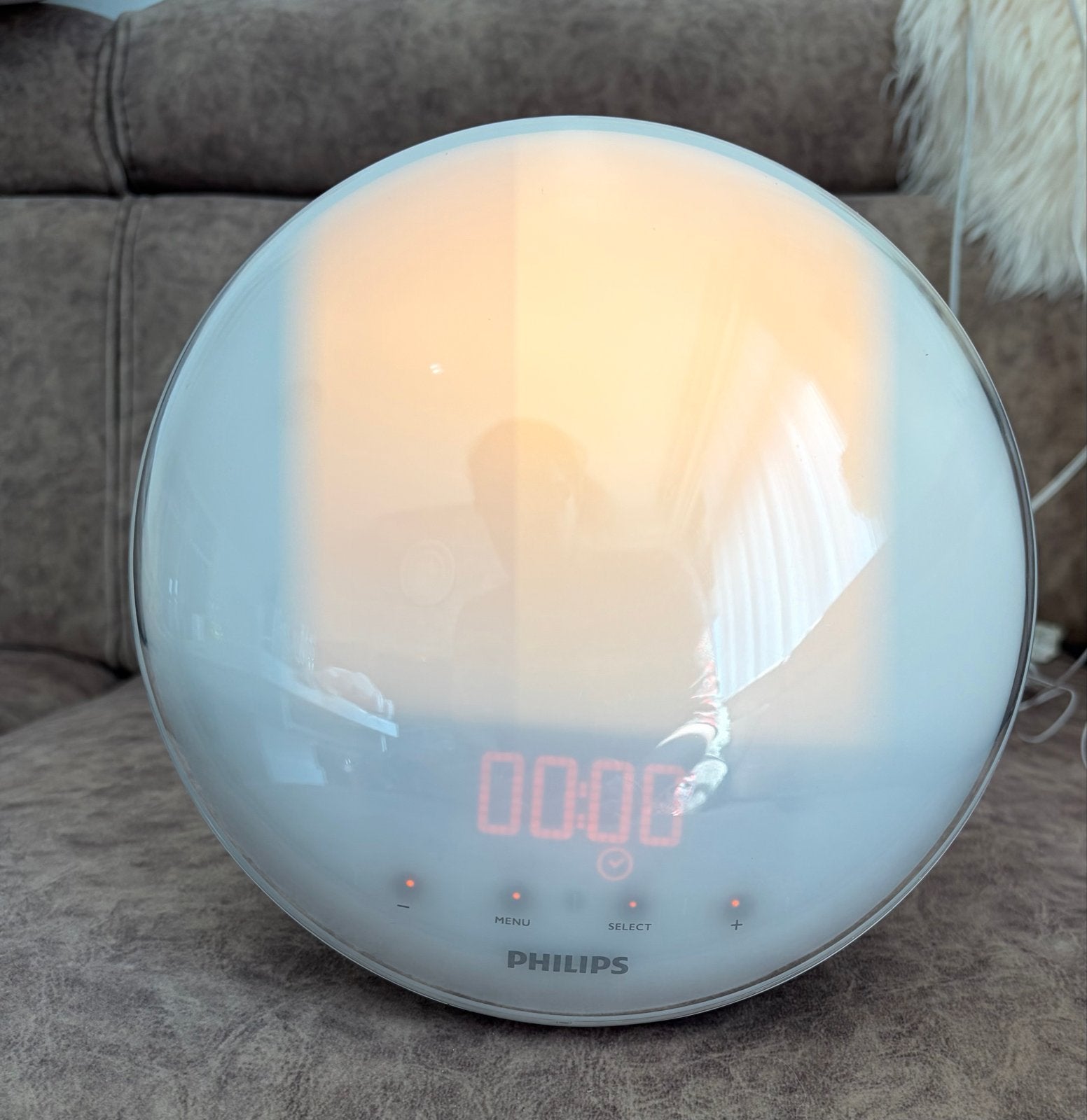 Philips Wake-up Light HF3520 - Lichtwekker met zonsopgang, Ophalen, Zo goed als nieuw, Digitaal