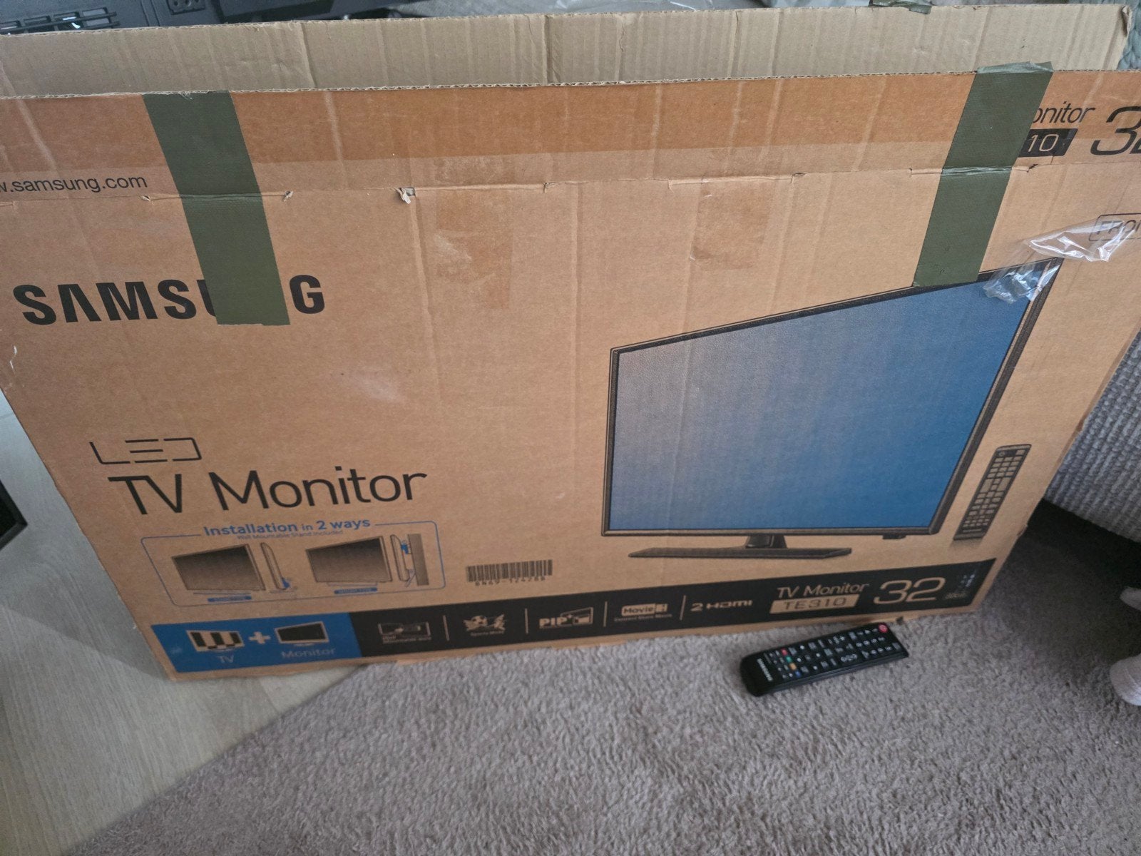 Samsung Full HD TV Monitor 32 inch LT32E310EW, Computers en Software, Ophalen, Zo goed als nieuw, Samsung, LED