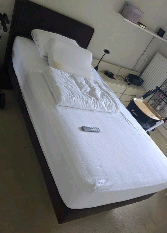 Mooie boxspring luxe elektrische verstelbare boxspring, Ophalen, Tweepersoons