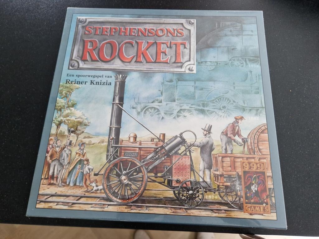 NIEUW Stephensons rocket bordspel van 999 games, Een of twee spelers, Ophalen of Verzenden, Nieuw, 999 Games