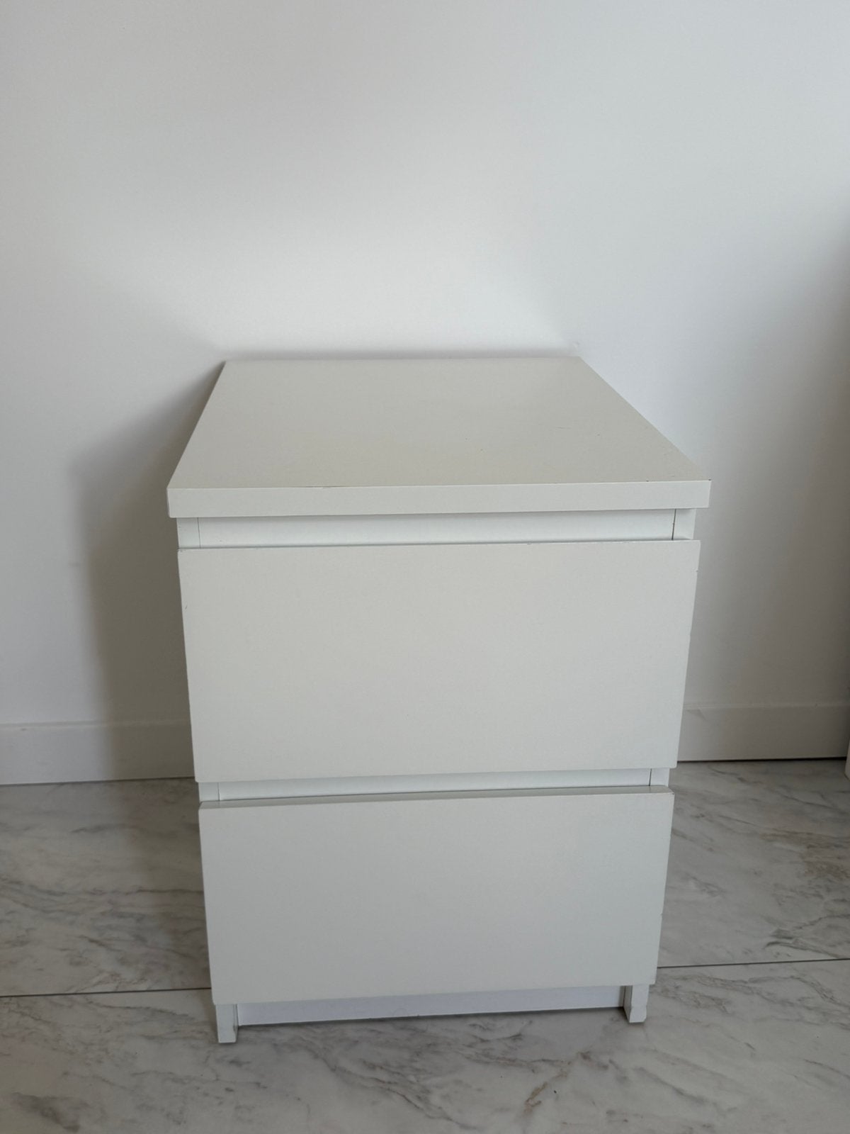 Nachtkastje wit ikea, Ophalen of Verzenden, Minder dan 45 cm
