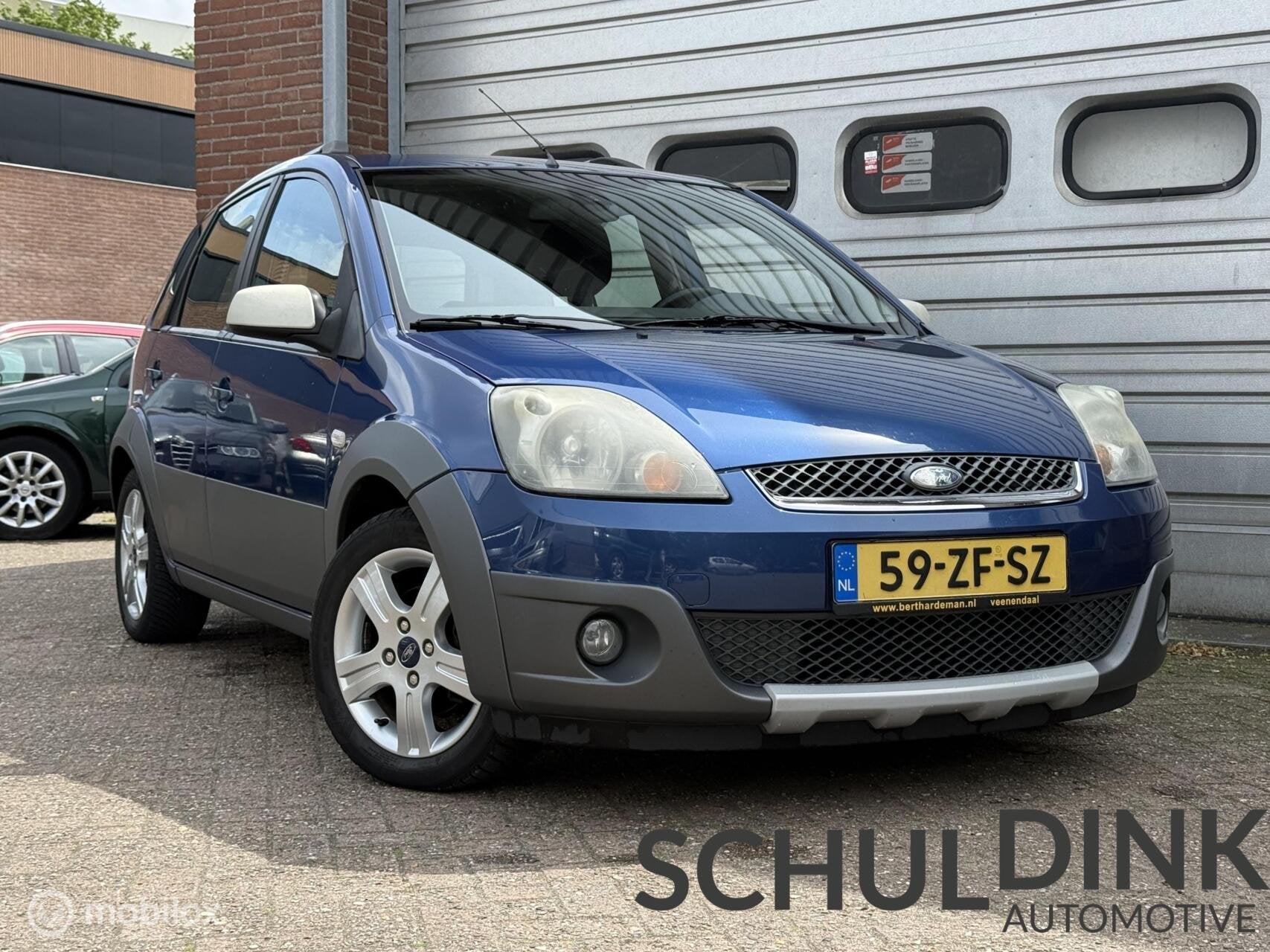 Ford Fiesta 1.4-16V CROSSROAD Futura|AIRCO|CRUISE CONTROLE, Voorwielaandrijving, Blauw, Origineel Nederlands, Handgeschakeld