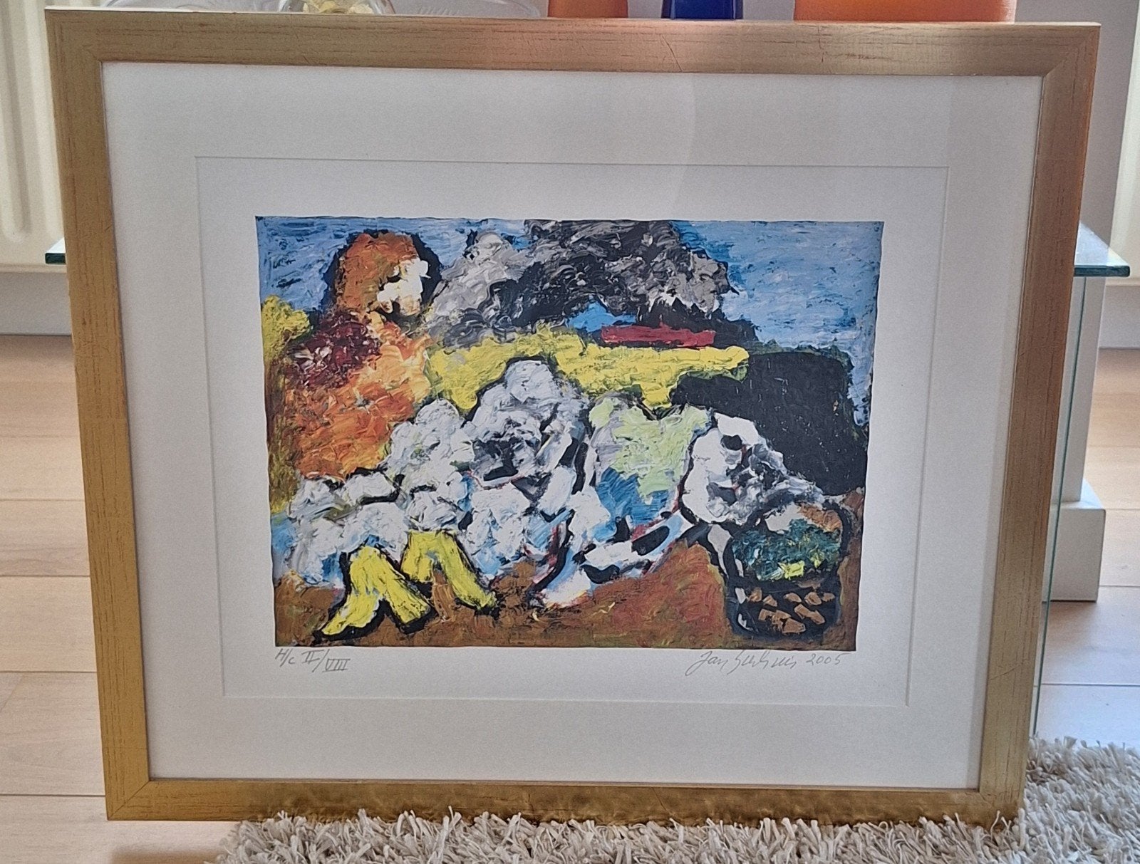 Litho van Jan Sierhuis 2005, Ophalen