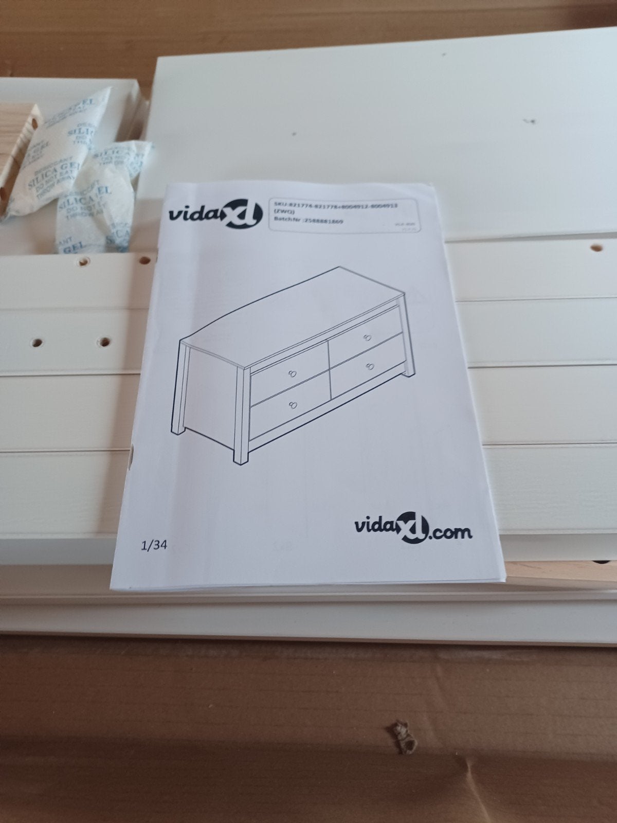 Nieuwe vierdelige ladenkast wit met black-out laden, Ophalen of Verzenden