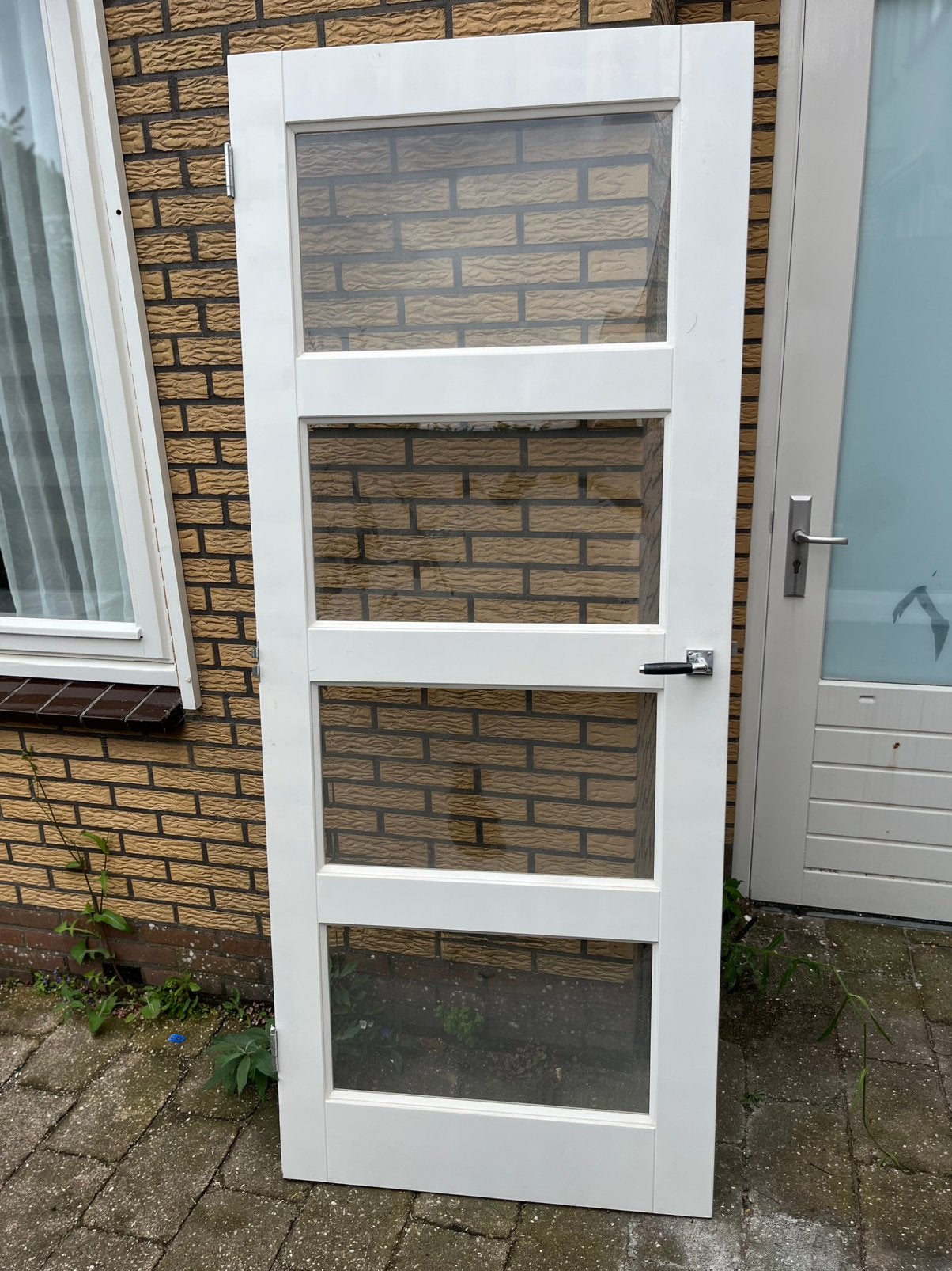Deur, Doe-het-zelf en Verbouw, Deurkozijn, Zo goed als nieuw, 150 tot 225 cm, Hout