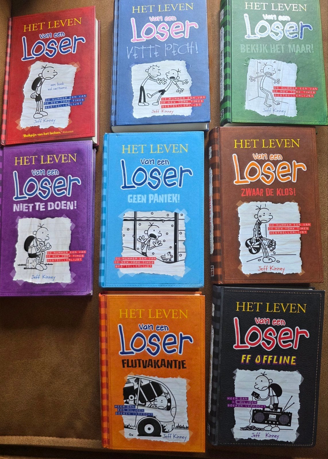 Het leven van een Loser boeken, 1,2,3,5,6,7,9,10