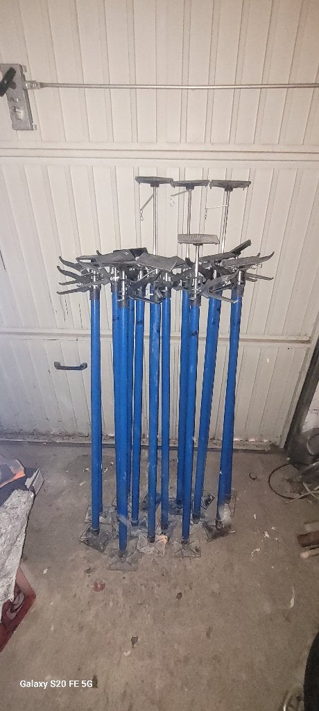 Steunpalen / Bouwstempels - 115 tm 290 cm, Ophalen of Verzenden, Gebruikt