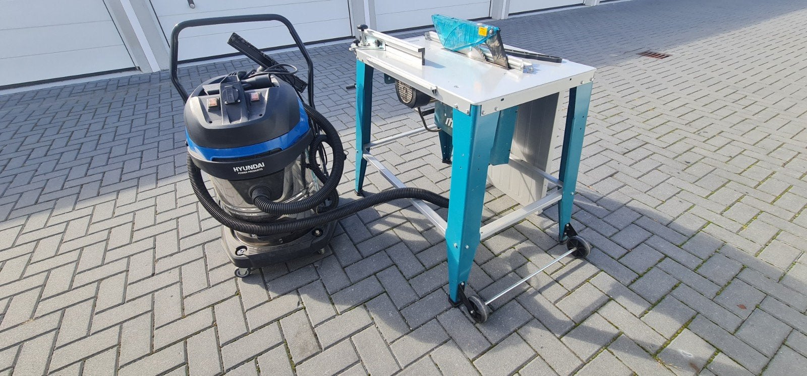 Makita 2712 Tafelzaag met Hyundai Nat/Droogzuiger, Ophalen, Gebruikt, Cirkelzaag, Makita